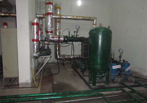 酒鋼集團綠景苑換熱站噪聲治理