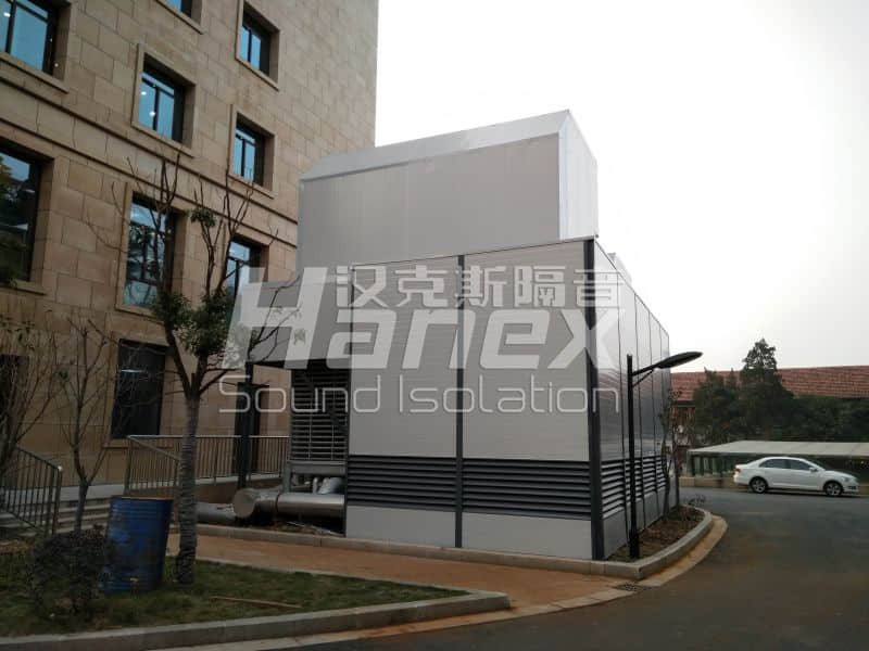 杭州市第七人民醫院冷卻塔及風冷熱泵降噪工程案例