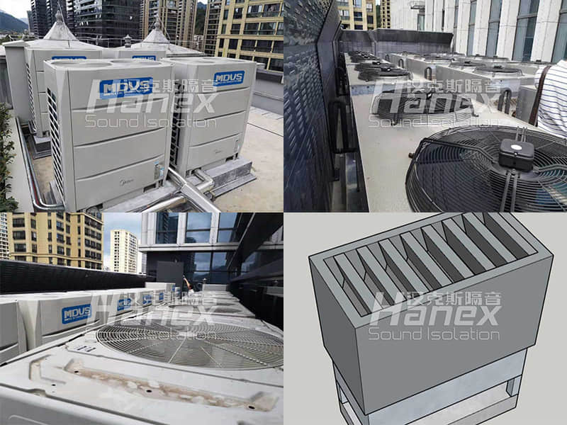 精密空調外機噪聲控制案例-建德農(nóng)商銀行