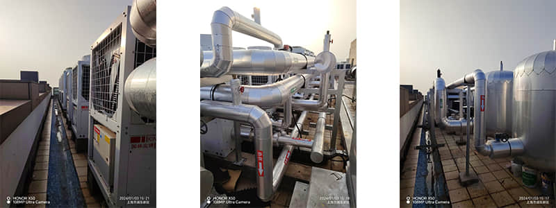 上海某屋面風(fēng)冷熱泵降噪項目2 上海某屋面風(fēng)冷熱泵降噪項目2