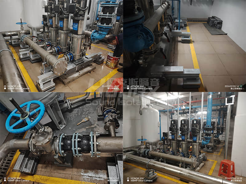 中海地產地下室水泵房降噪